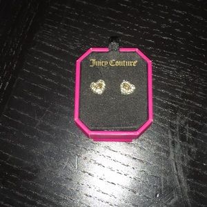 Juicy couture heart earrings